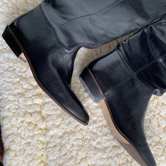 Black Nine West Knee-Length Boots - Size 10M - Picture 3 of 13